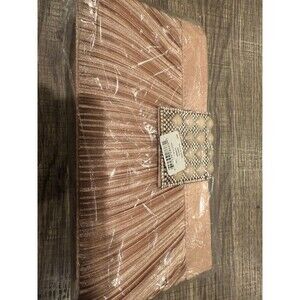 Formal Pink Soft Clutch with Rhinestones & Chain – Brand New, In Packaging